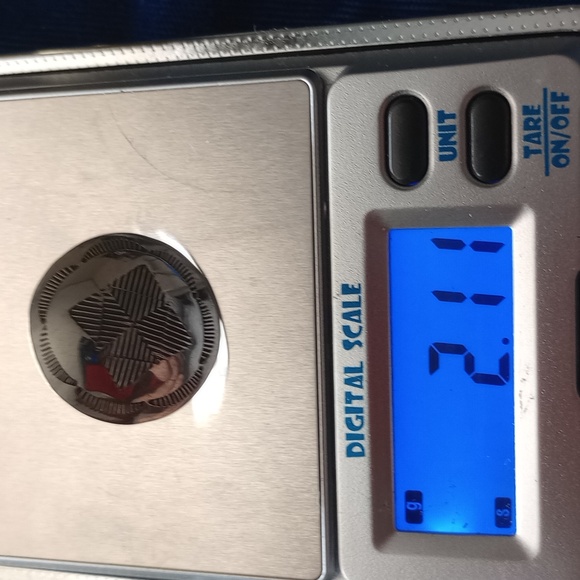 Zuni Sterling Silver Round Earrings with Texture Design Signed Myron Panteah - Picture 8 of 14